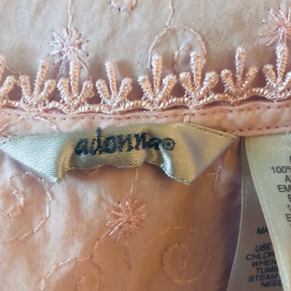 Adonna Pink Sleeveless Nightgown - Picture 5 of 6